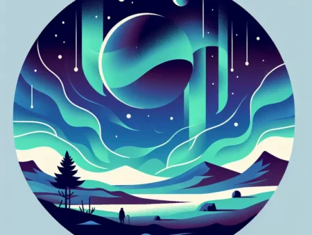Fenomena Aurora di Planet Lain