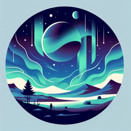 Fenomena Aurora di Planet Lain