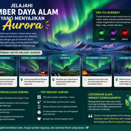 Jelajahi Sumber Daya Alam yang Menyajikan Aurora